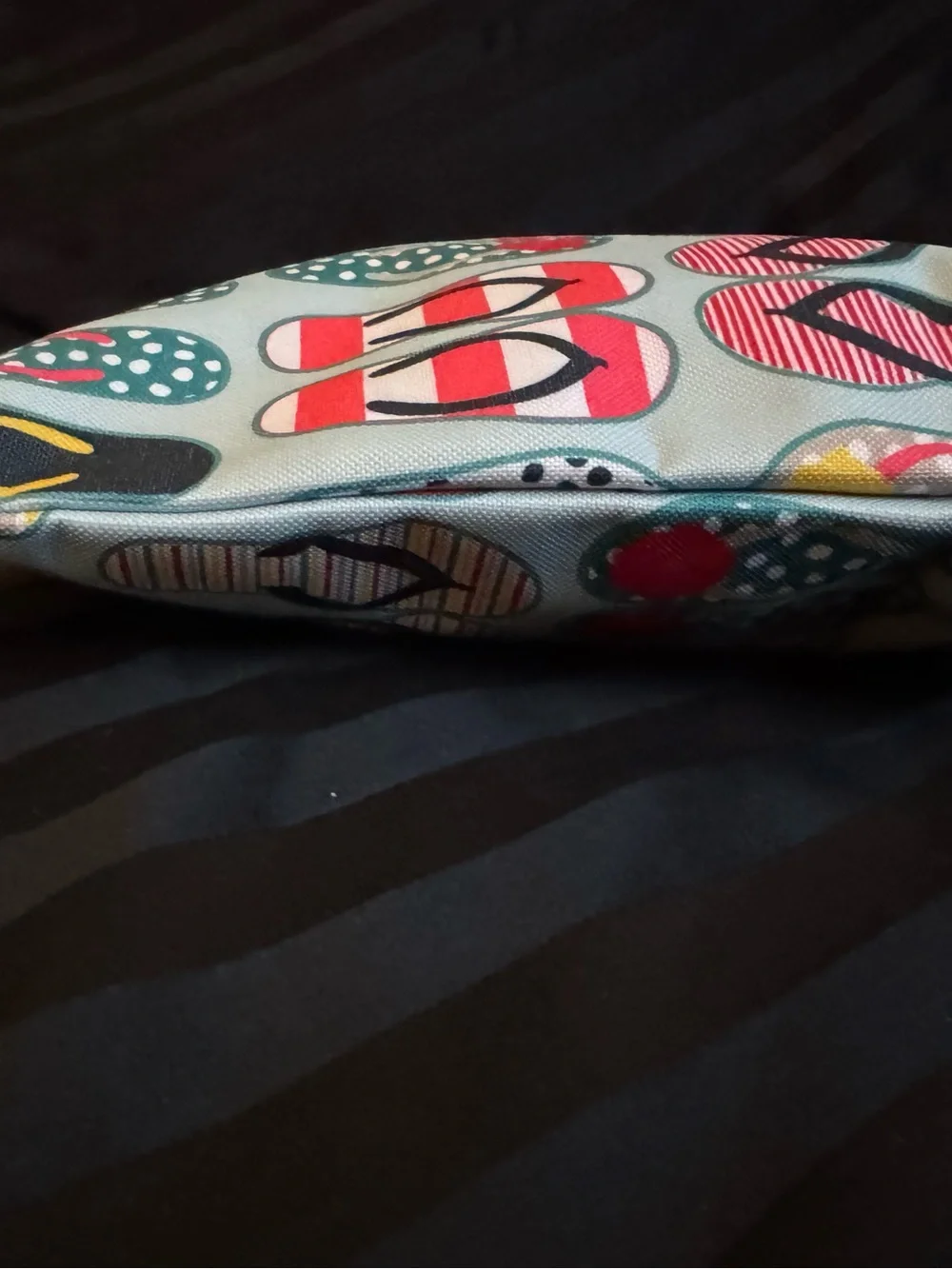 Original 31 Large Zipper Pouch Flip Flops Print BRAND NEW